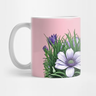 Anemone Flowers Mug